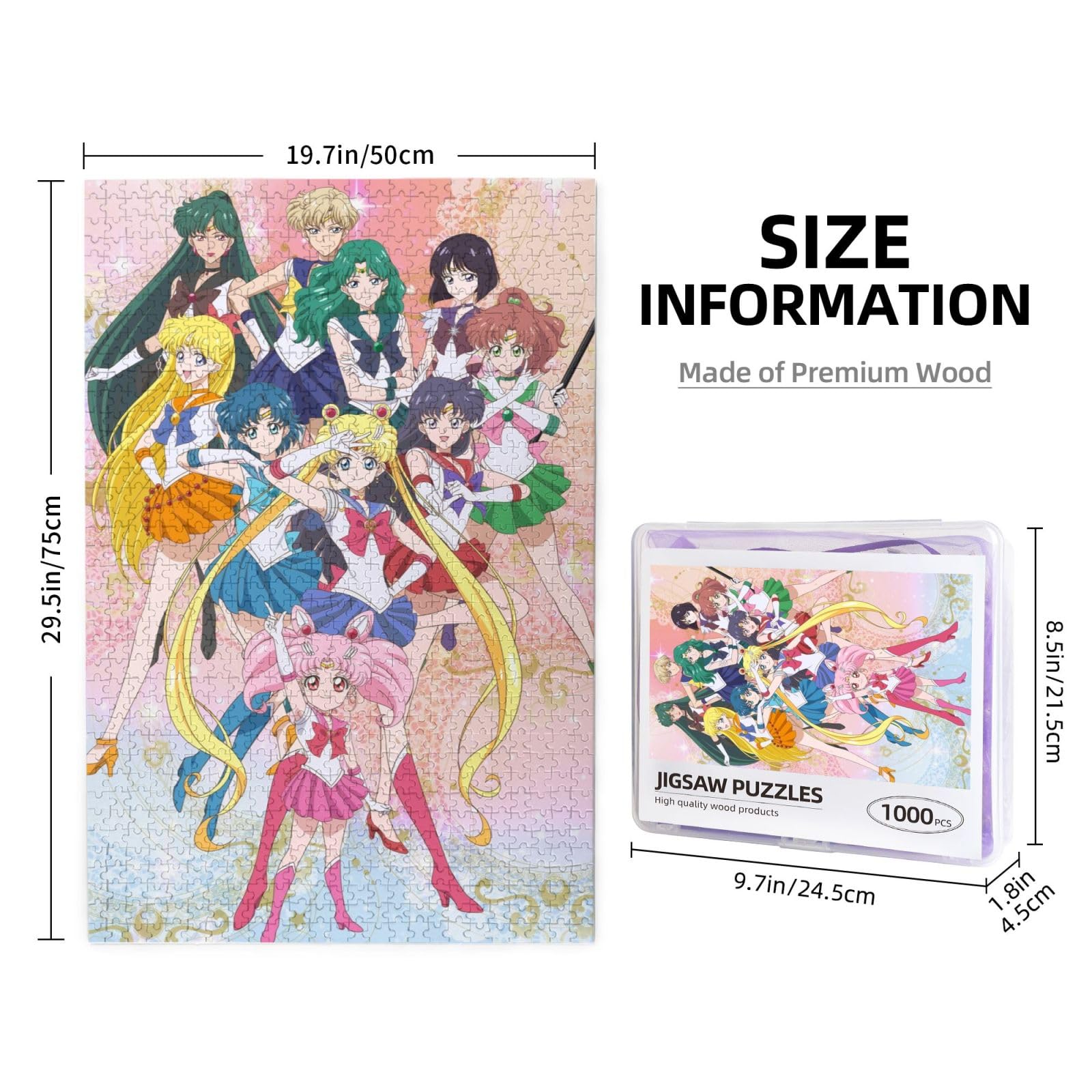 新品★美少女戦士セーラームーン　ジグソーパズル　1000ピース　3個セット Amazon | エンスカイ(ENSKY) 1000ピース ジグソーパズル 美少女