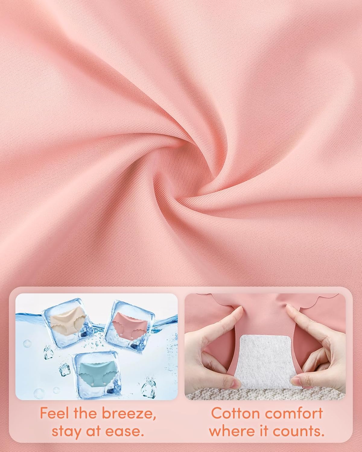 Adorel Teen Girls Seamless Underwear No Show Panties Tagless Pack of 6 - Image 4