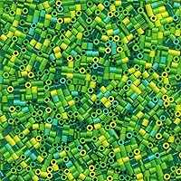 Vista 3 de Perler Cuentas fusibles para manualidades, 1000 unidades, verde joya