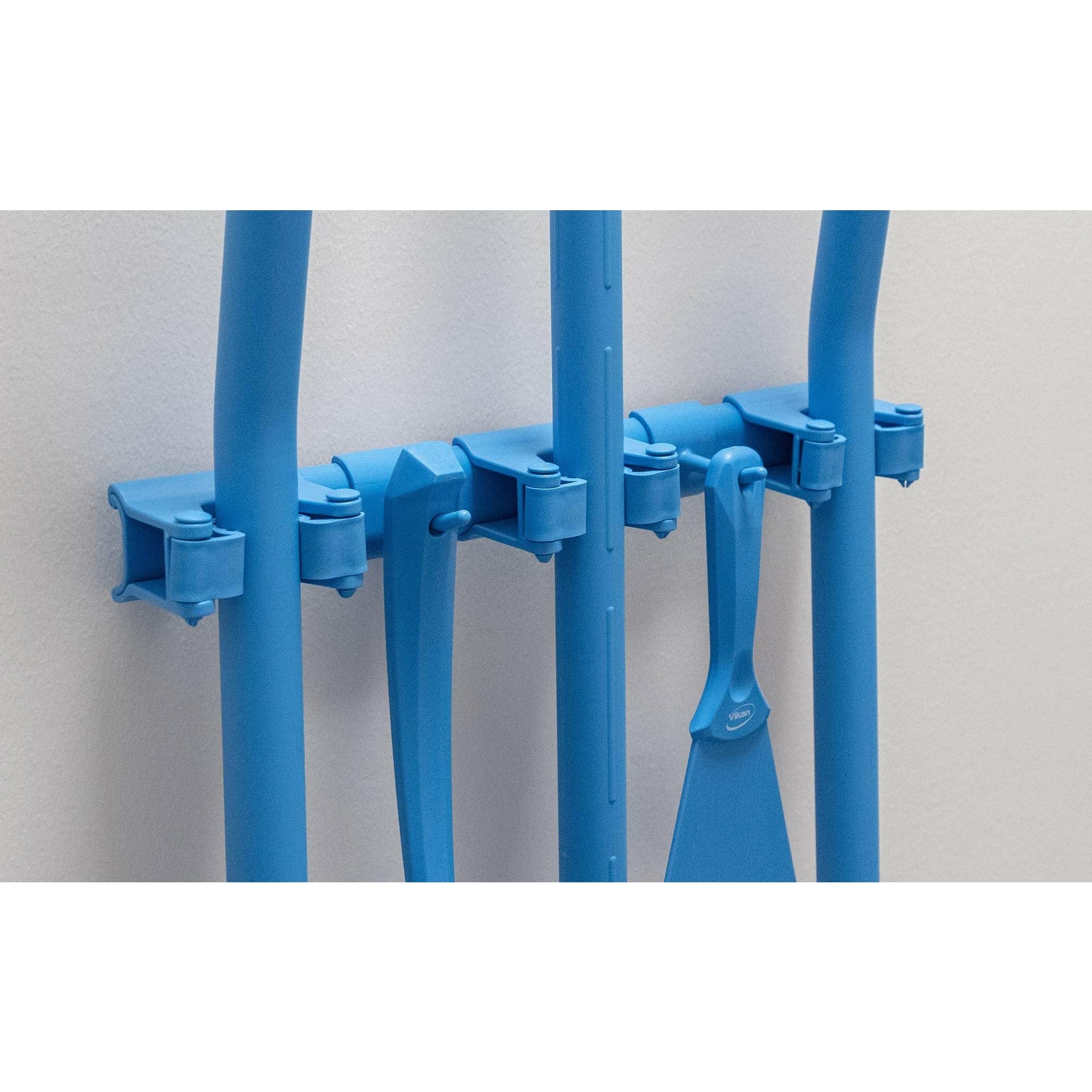 Vikan 10114 Sistema Sanitario Hi-Flex Staffa Da Parete, Rosso