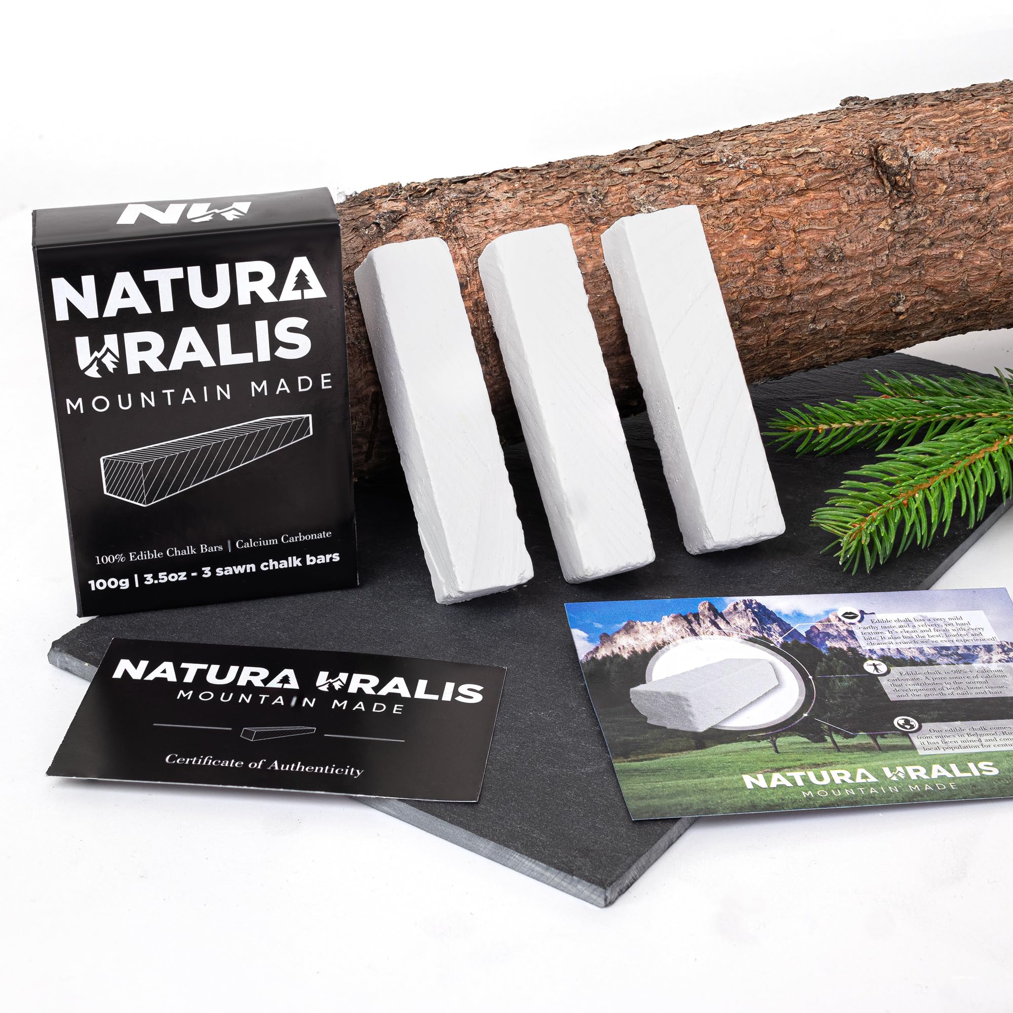 Natura Uralis Premium Belgorod Sawn Chalk, White - Image 2