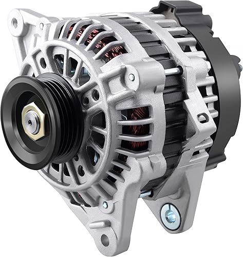 Nuevo alternador compatible con Hyundai Accent 2006-2009 1.6L para Tiburon 2004-2007 2.0L para Tucson 2006-2009 2.0L, 90AMP/12 Volt Alternador