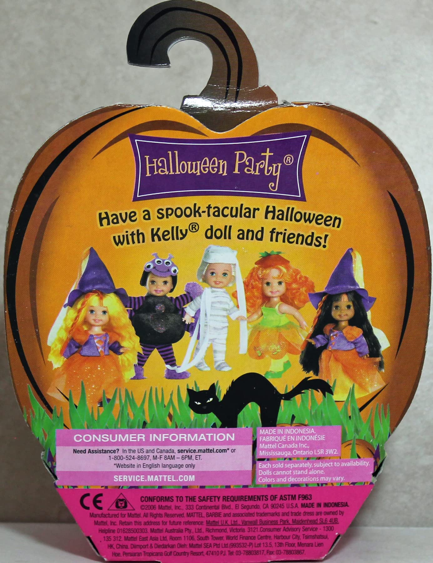 Amazon.com: Mattel 2006 Halloween Party Witch Kelly : Toys & Games
