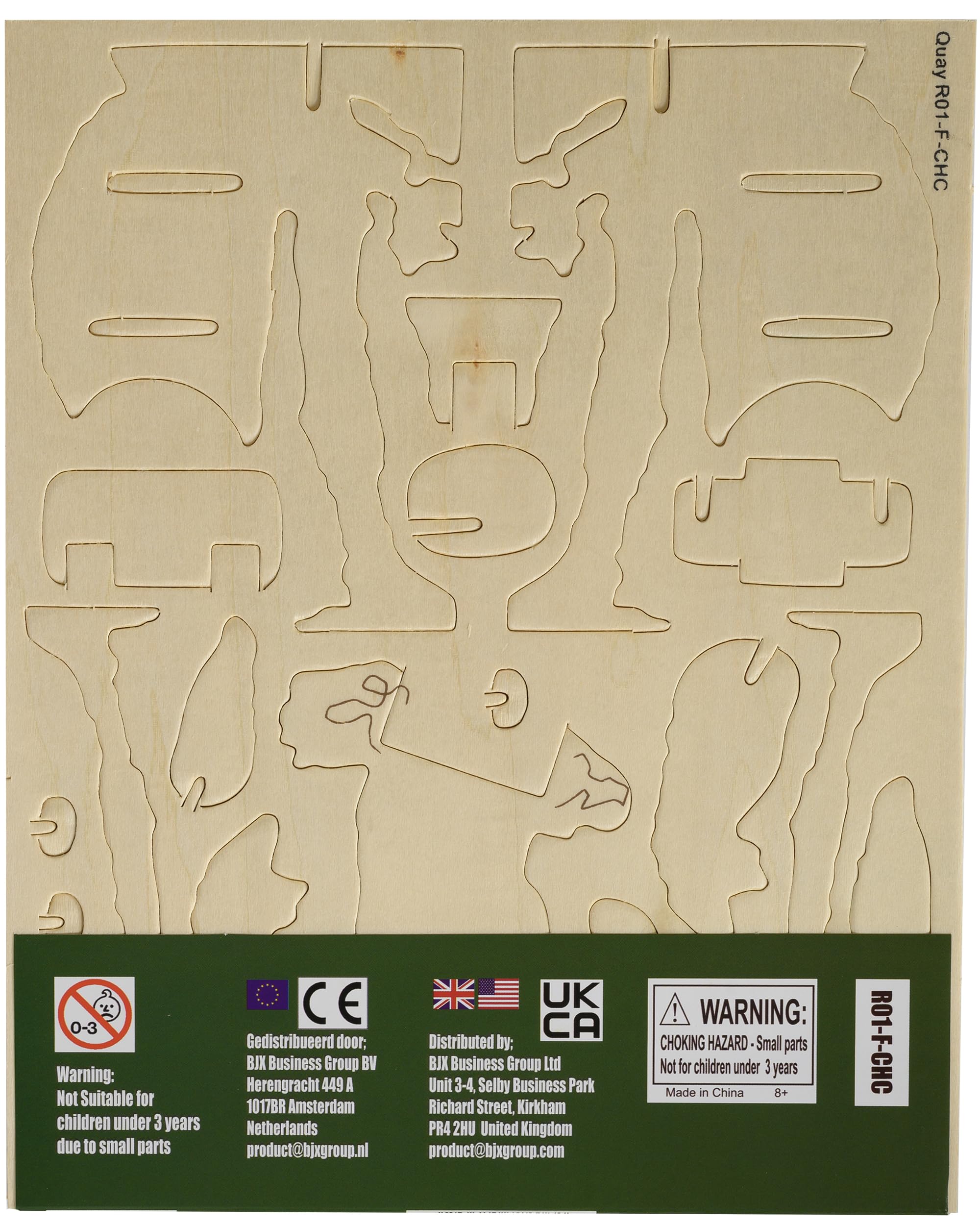 Quay Pinguini Woodcraft Kit di Costruzione FSC Quay Pinguini Woodcraft Kit di Costruzione FSC