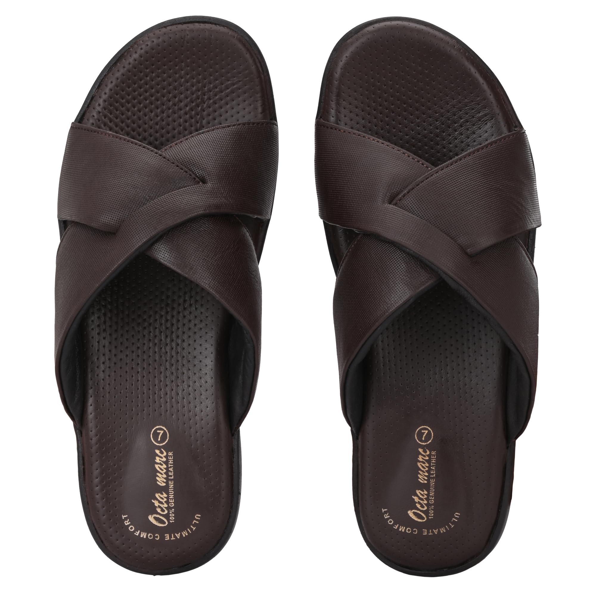 Octa marc Men's Stylish & Comfortable Genuine Leather Chappal