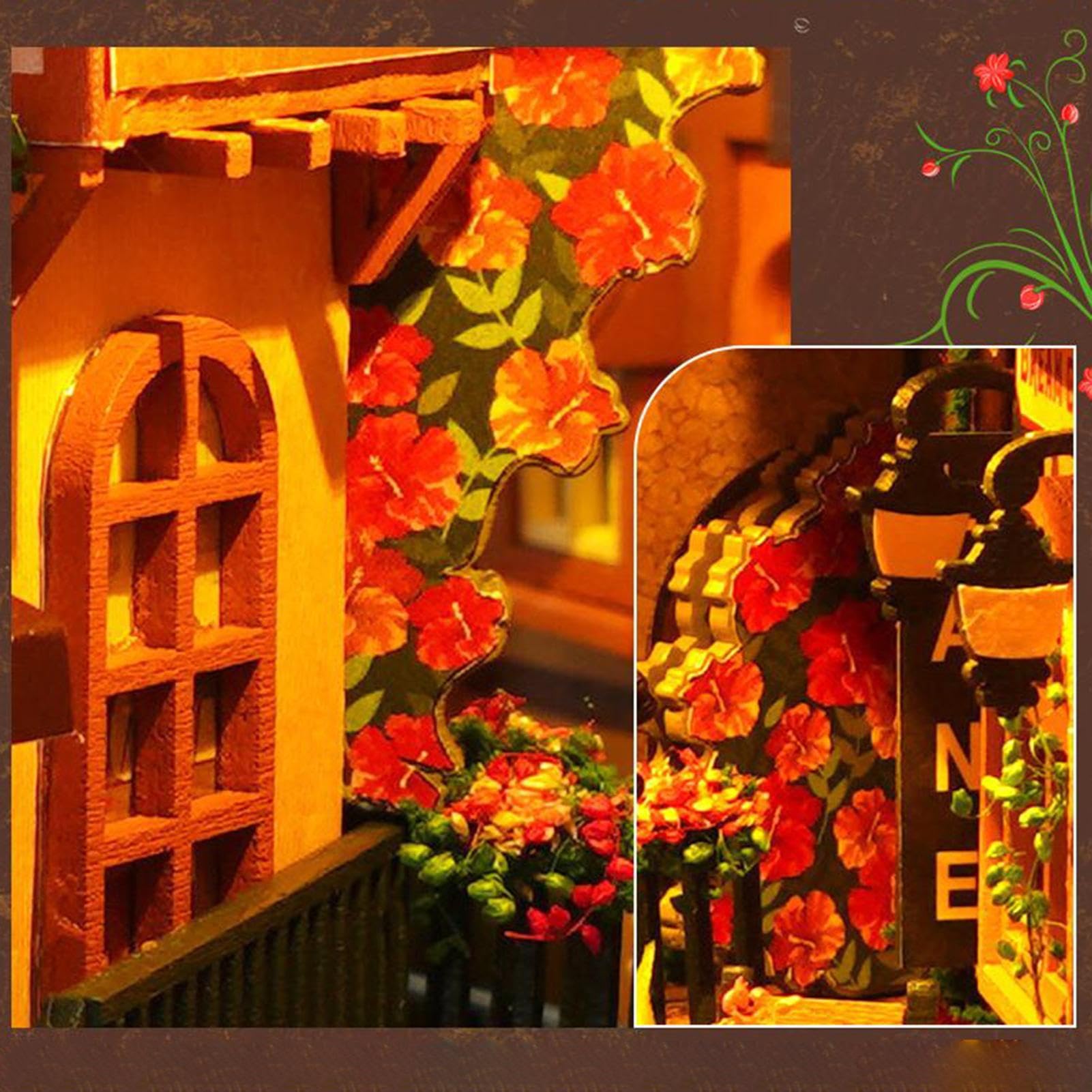 Kit De Rincones De Lectura para Adultos Puzzle Decorativo 3D de Madera para