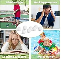 Vista 6 de Bolas de estrés de golf mini Hxezoc, 20 paquetes, pelotas de espuma de golf, pelotas deportivas pequeñas de apretar, ansiedad, juguete a granel