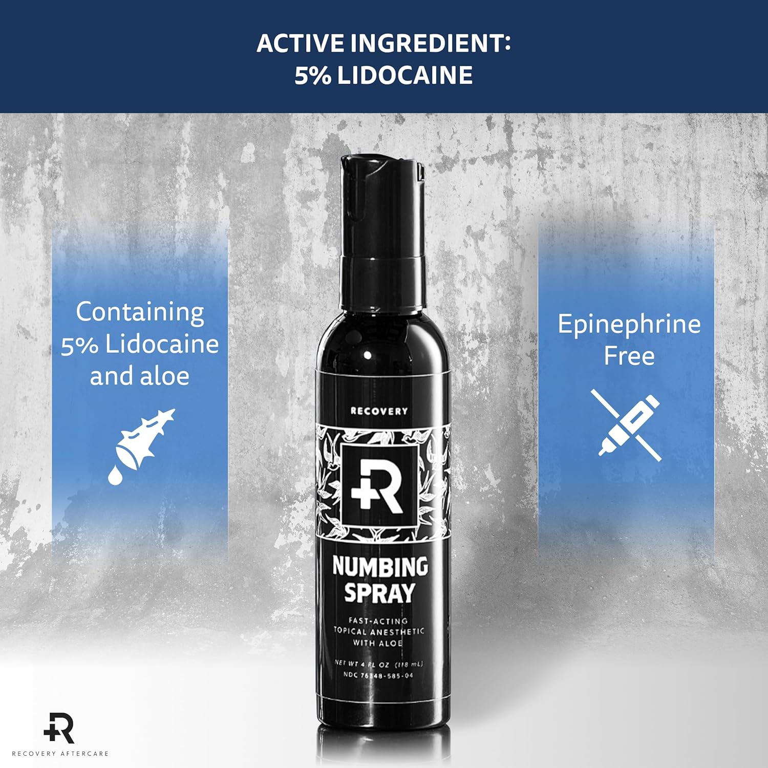 Recovery Aftercare Numbing Spray (4 fl oz)