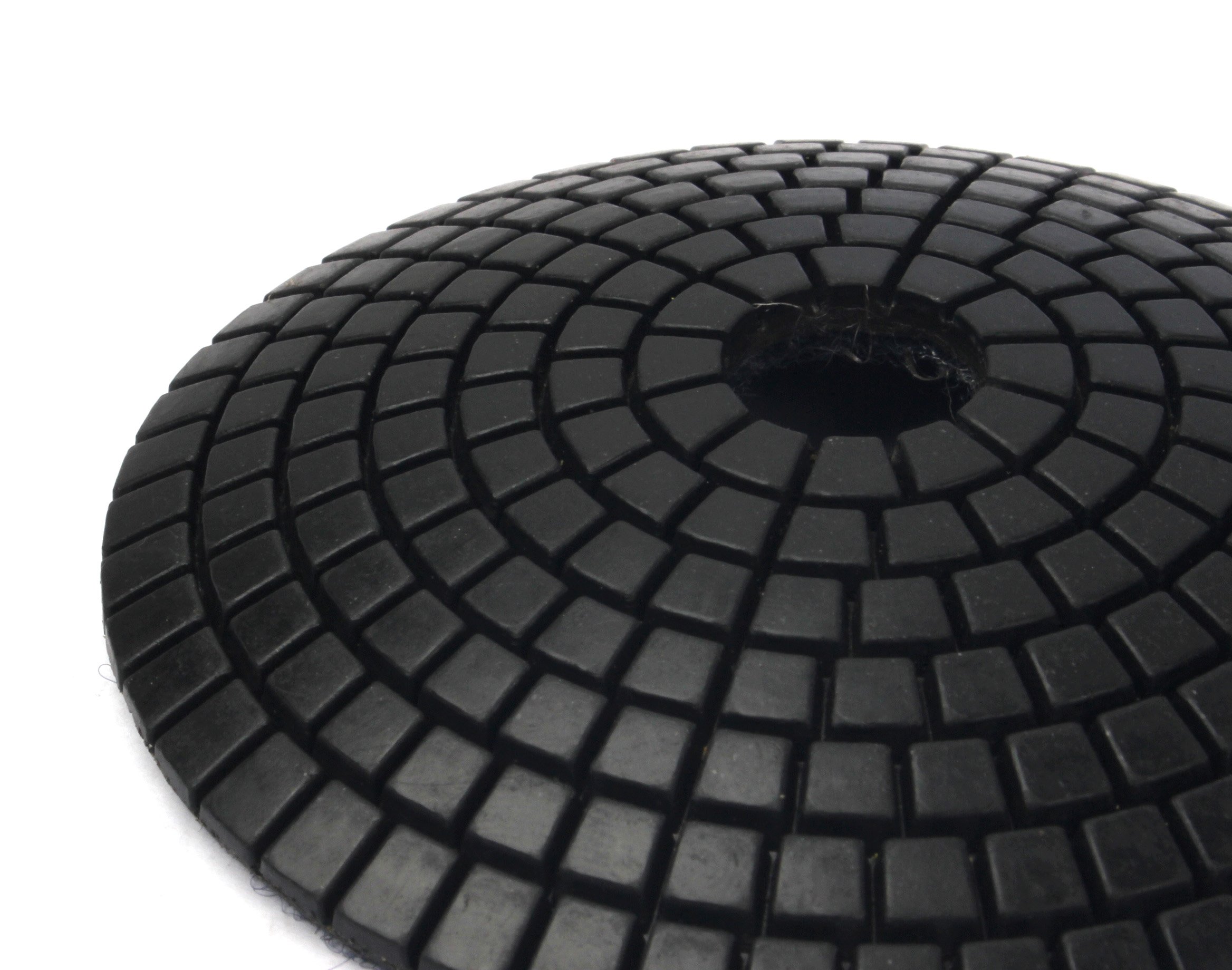 z-lion 4 Inch Convexo – Almohadilla para pulido de diamante con 5/8 "-11 hilo Backer Pad Disc convexa para mármol granito
