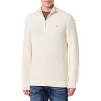 Gant Micro Textured Cotton Half Zip
