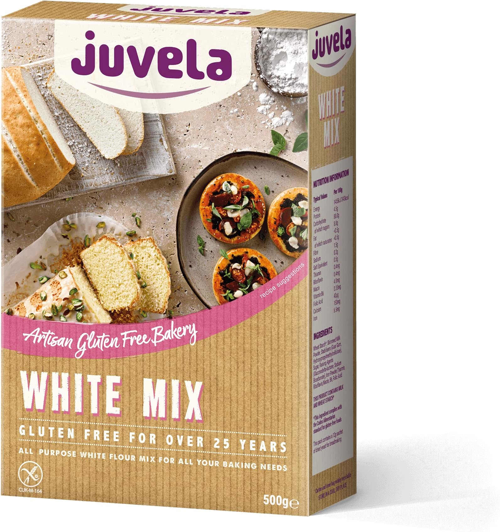 JUVELA GLUTEN-FREE FLOUR MIXES WHITE MIX - 500G