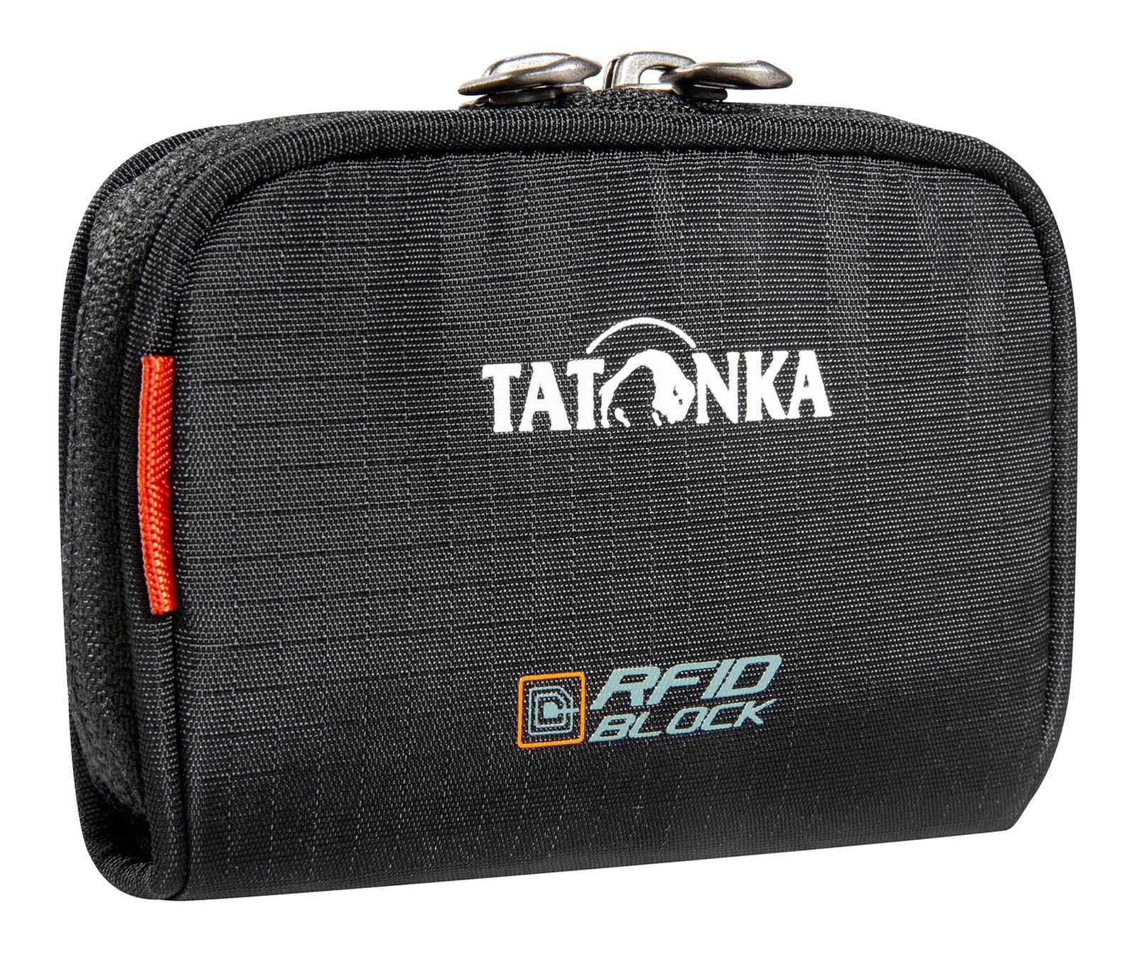 Tatonka Plain Wallet RFID Block – mały portfel z blokadą RFID – certyfikat TÜV – kieszeń na monety, przegródki na karty kredytowe