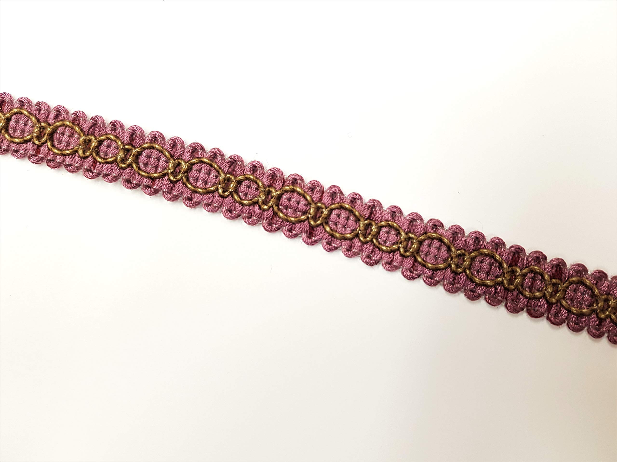 Sew-select Upholstery Chair Braid Gimp Fabric Trim Trimming Edge, Colour: Purple