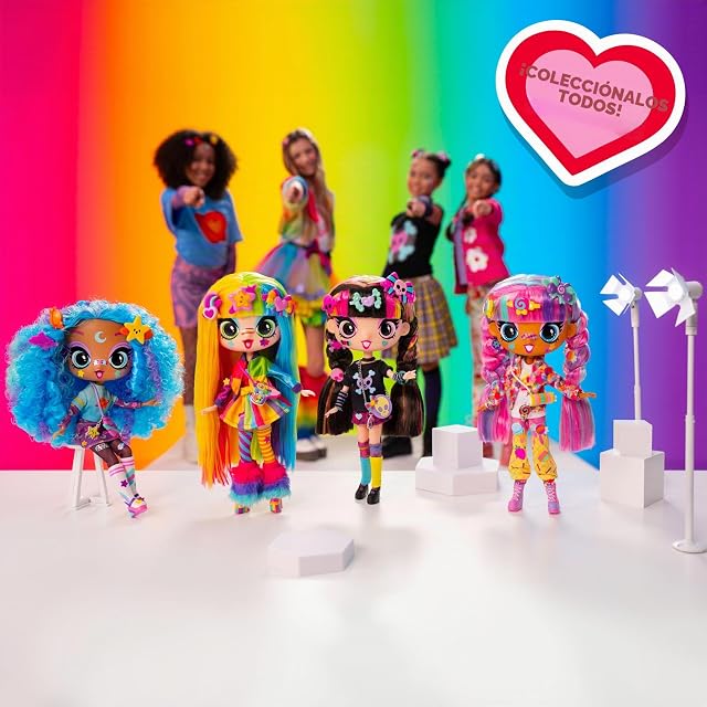 Foto 4 de 7 de John Adams Decora Girlz - Muñeca Coleccionable de Moda Sticker 'n' Style de 11 Pulgadas - Sweetie
