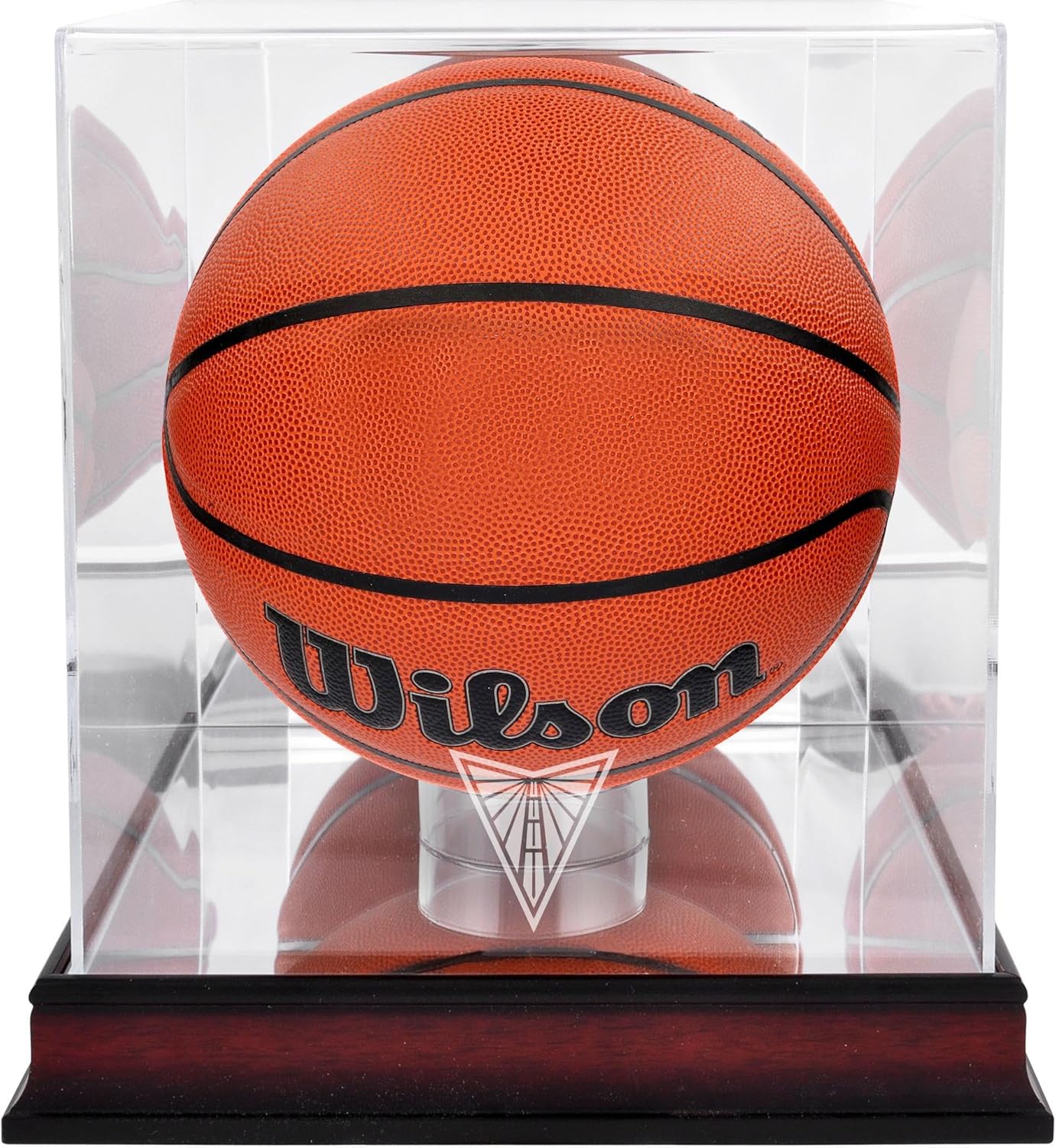 en State Valkyries Mahogany Team Logo Basketball Case - Basketball Displays ''Case Only''