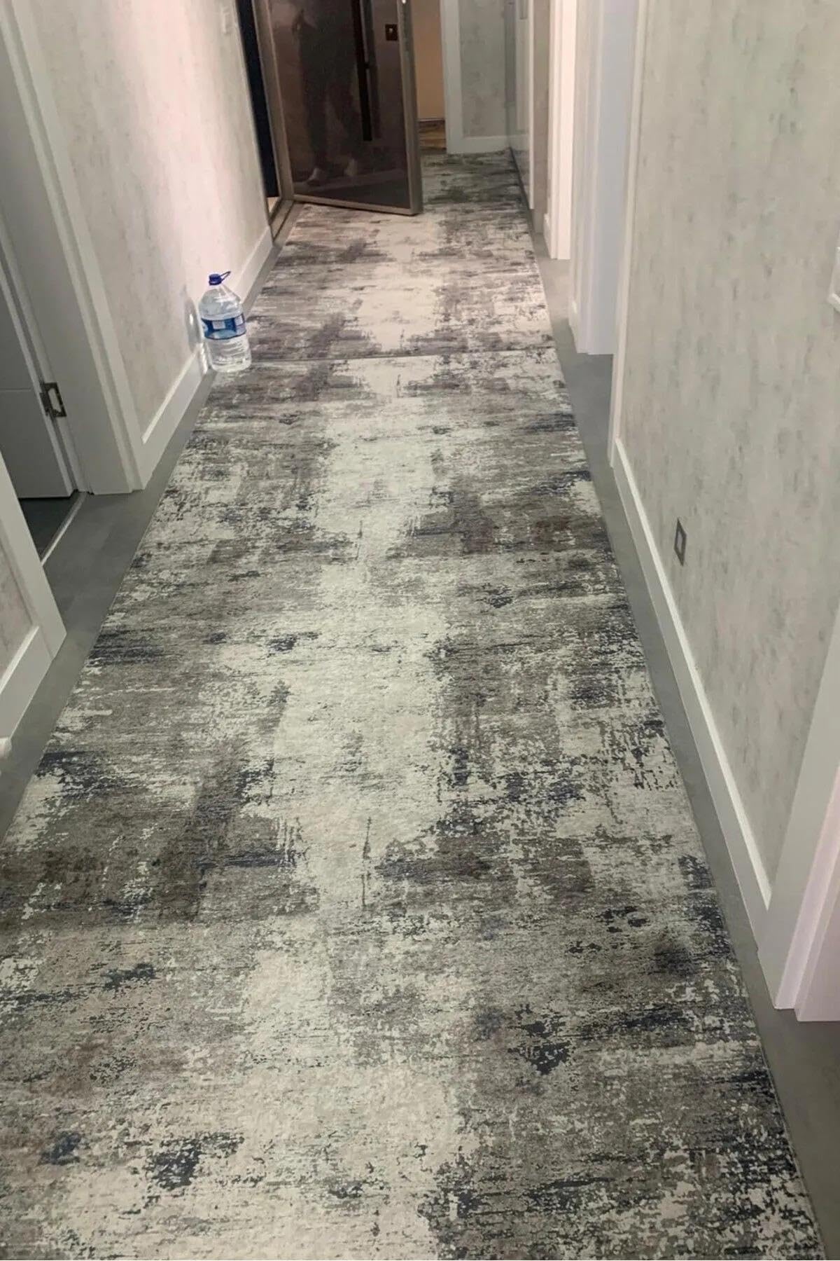 Monnhein Çok Renkli Yolluk Batik - Yıkanabilir, Kaymaz Taban, Dijital Baskılı, Leke Tutmaz, İnce Hav, Modern Koridor, Mutfak, Antre ve Salon için Dekoratif Yolluk