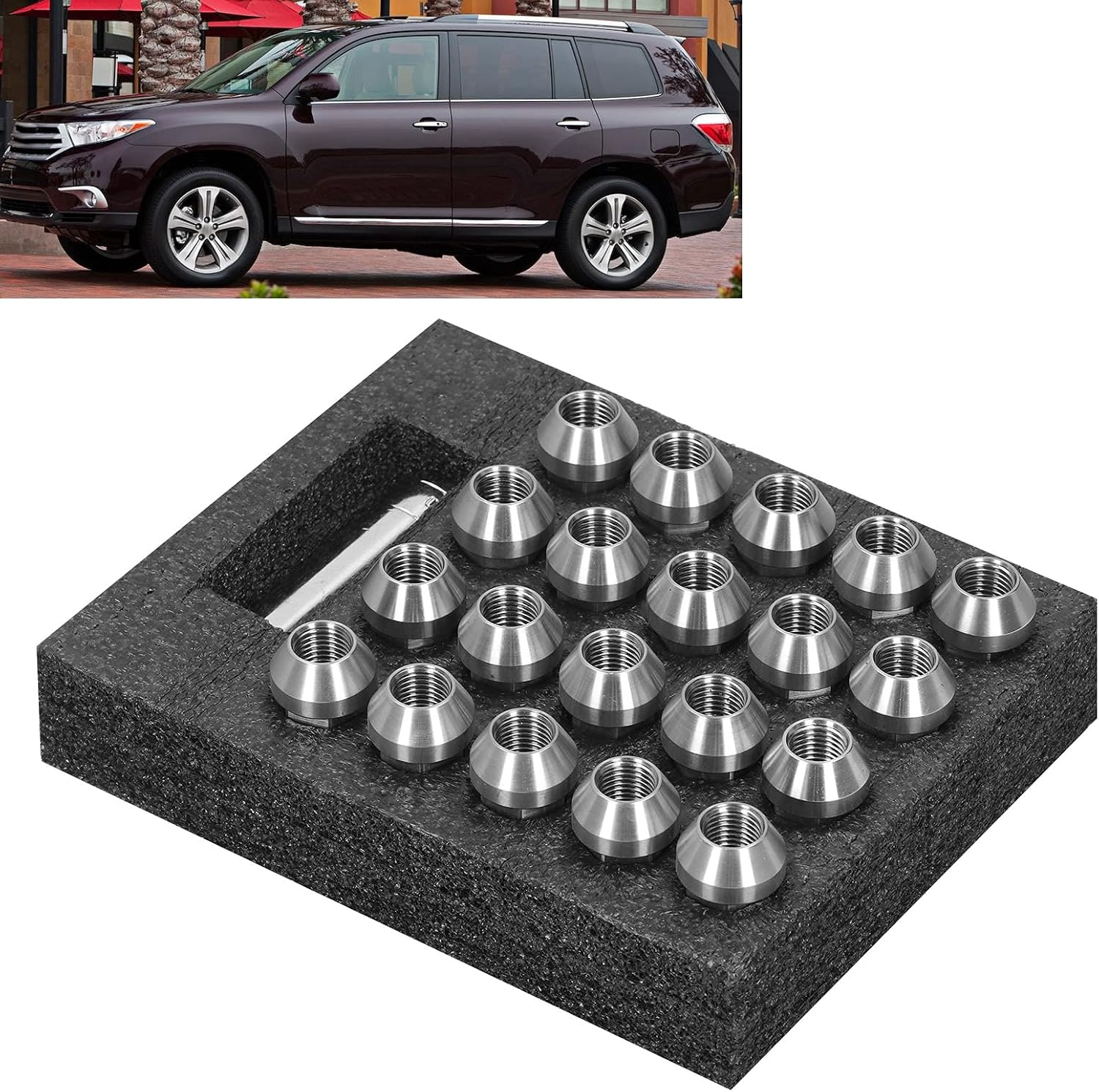 Lug Nuts, Easy To Install Stainless Steel Lug Nuts Strong