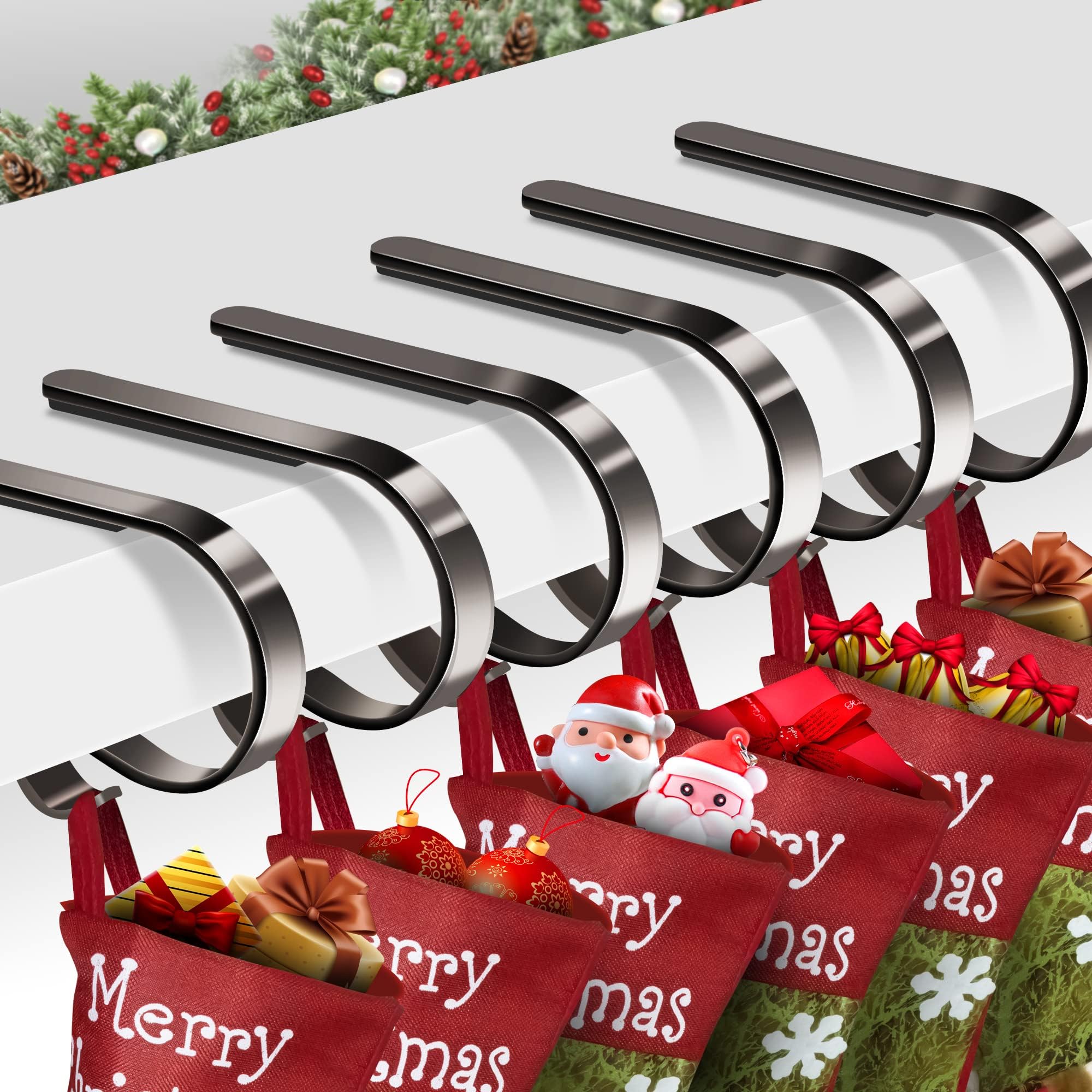 Loncaster Christmas Stocking Holders - stockings and holders | Mubboo