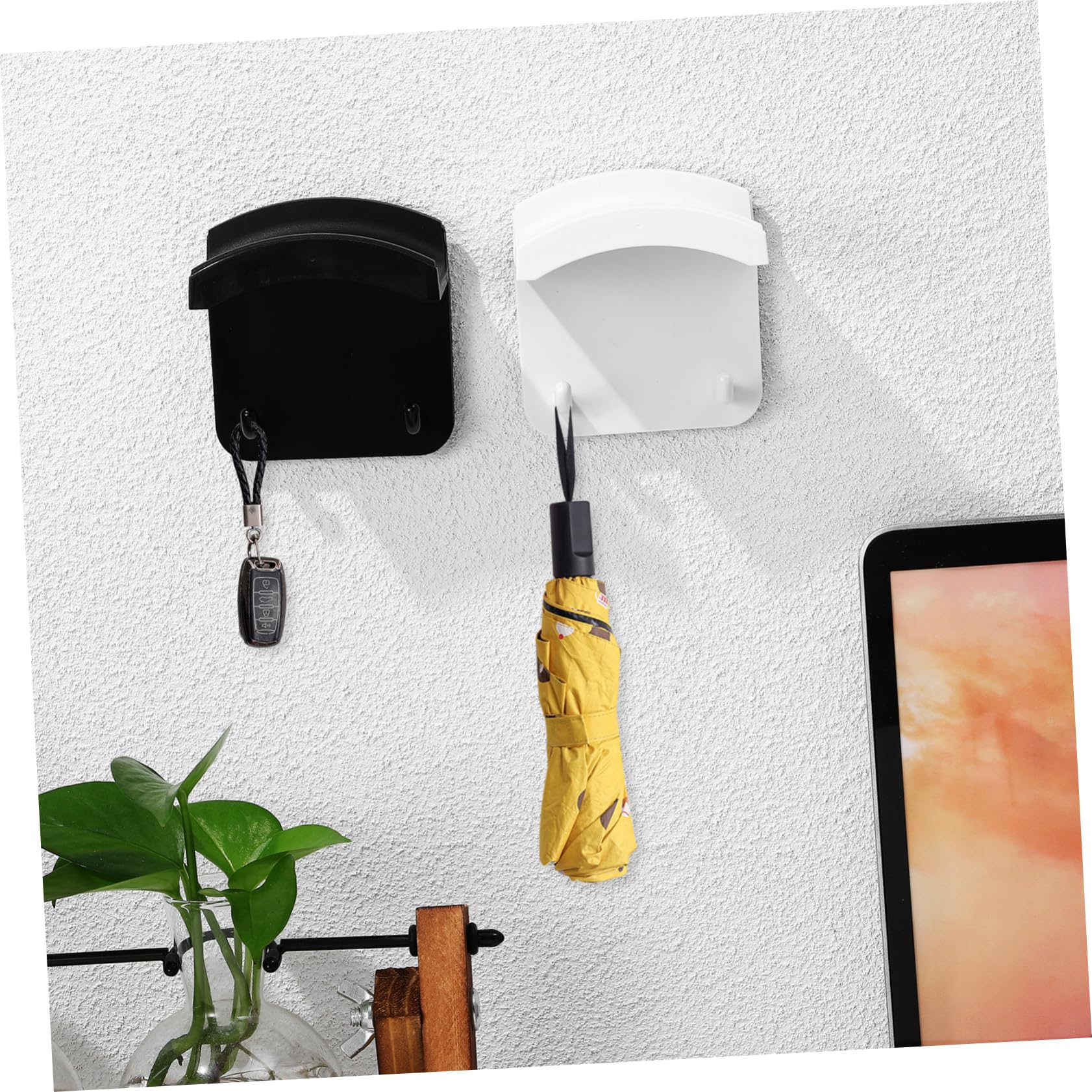 Angoily 8 Uds Soporte Adhesivo Para Auriculares Soporte De Controlador Para Auriculares Para Juegos Estante De Exhibición De es Para es Para