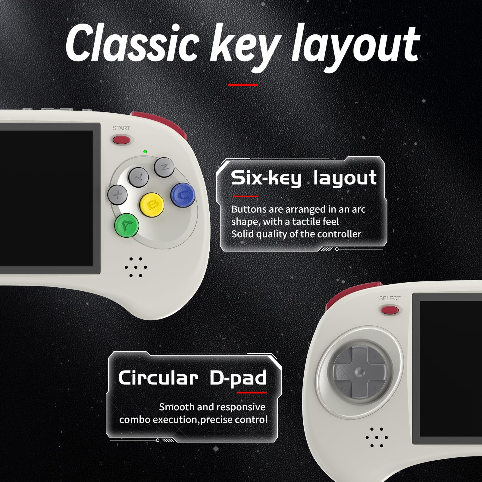 Amazon.com: RG ARC-D Retro Handheld Game Console Linux and Android 