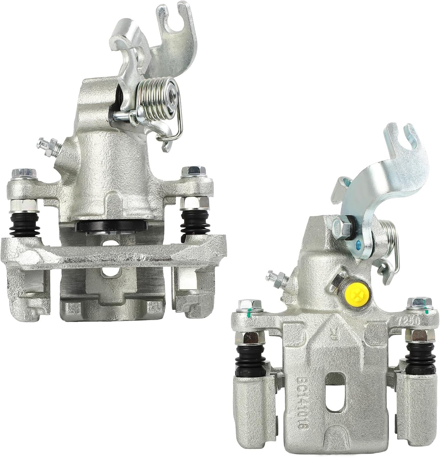 SCITOO 19-B2854 19-B2855 Rear Left &amp; Right Disc Brake Calipers w/Bracket Fit For Hyundai For Elantra 2001-2004,For Hyundai For Tiburon 2003-2004,For Kia For Spectra 2004, Single Piston