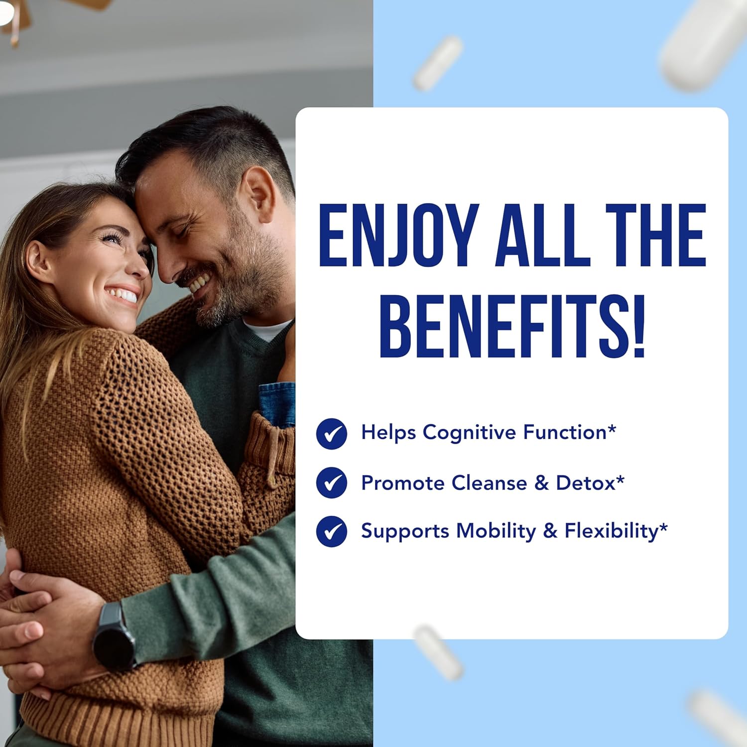 SAM-E Supplement 500mg | Easy Absorption S-Adenosyl-L-Methionine SAM-e 500mg for Bone and Mood Support Supplement | Made in The USA Non-GMO and Gluten Free (90 Day Supply)