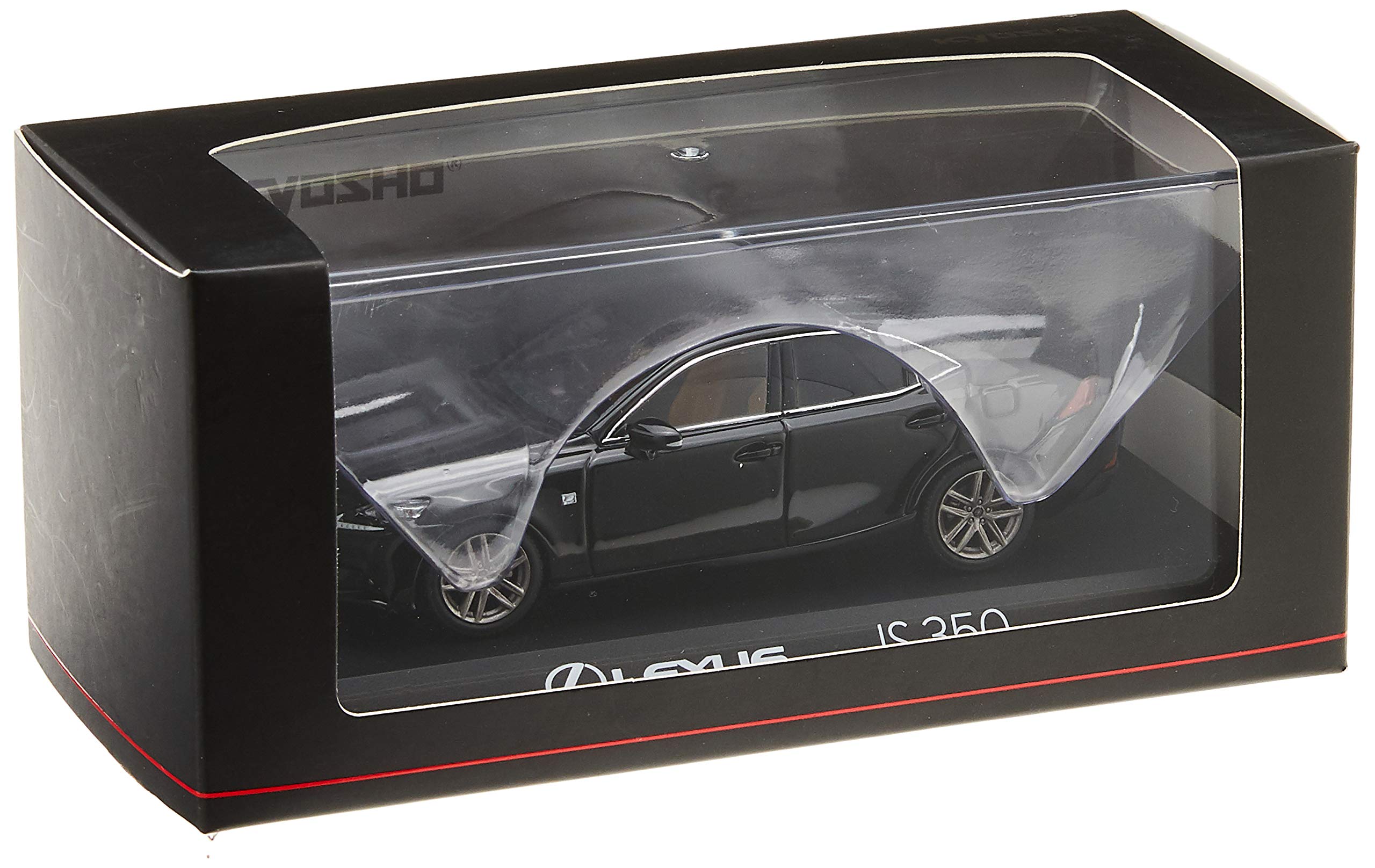 Lexus IS 350 ブラック ミニカー 1/43 Kyosho Original 1/43 Lexus IS 350 F SPORT Starlight Black GF