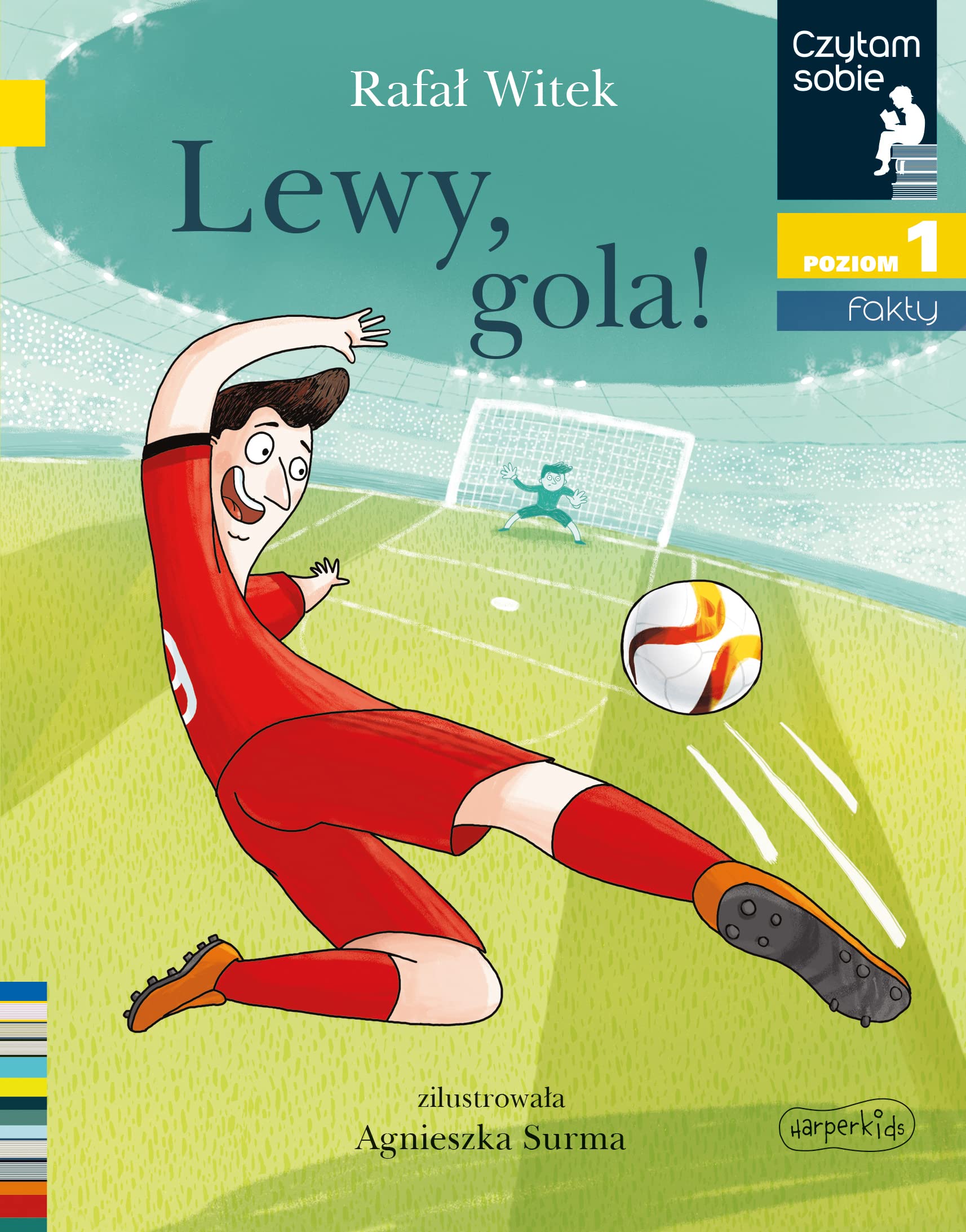 Czytam sobie Lewy, gola!: poziom 1
