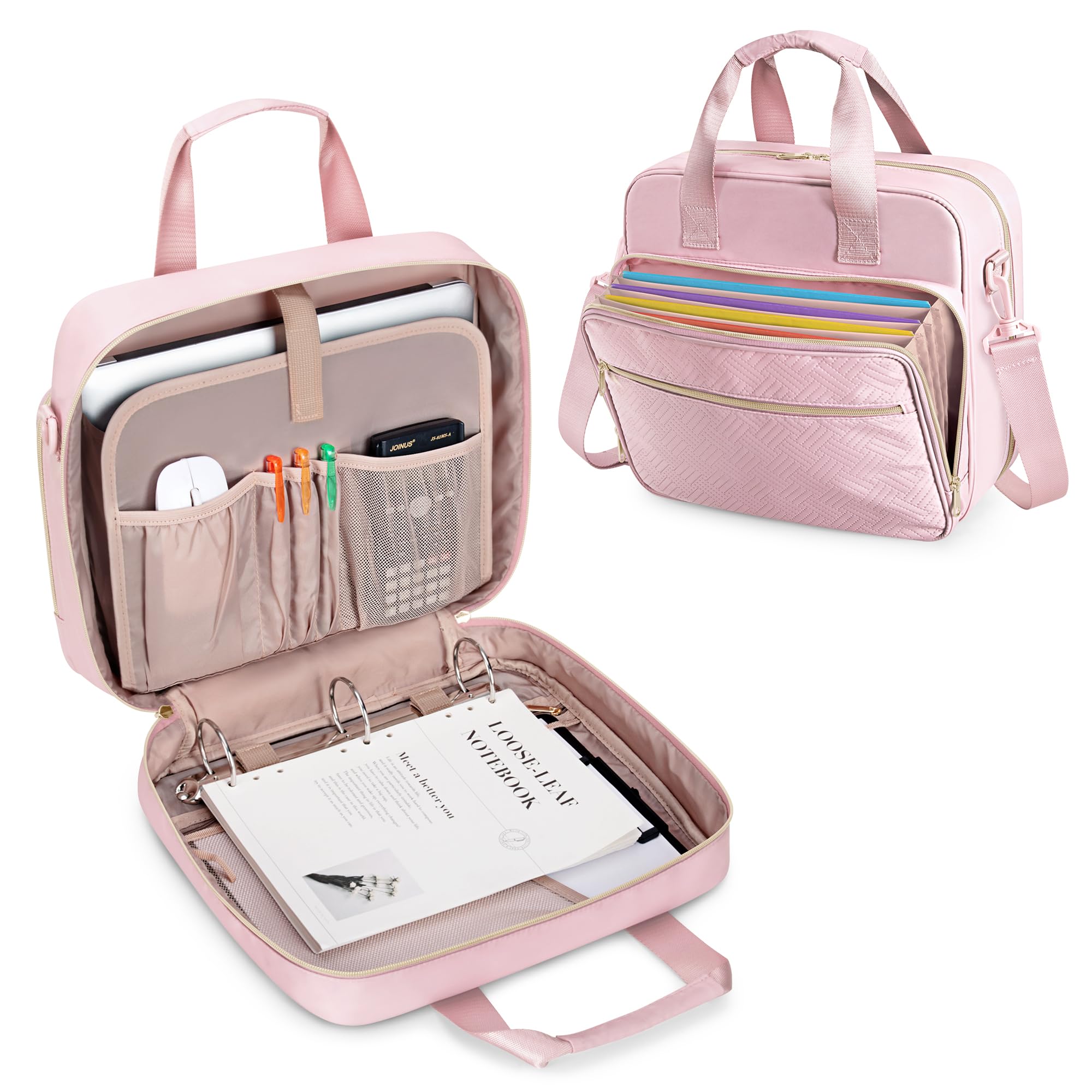 Amazon.com : Prokva 3 Ring Zipper Binder 2 Inch, Accordion File