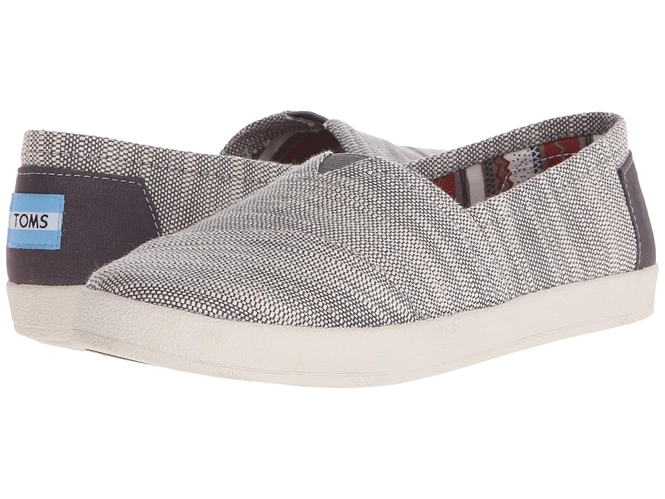 

TOMS Avalon Slip-On (Grey Textured Woven) Women's Slip on Shoes