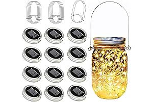 Solar Firefly Jar Lights: Illuminate Your Garden with Glowing Delights