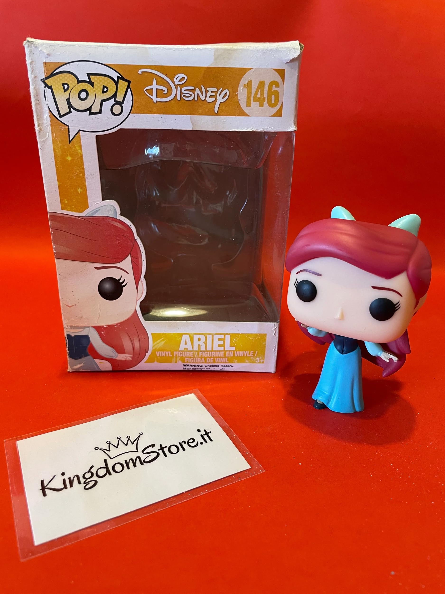 Disney Pop Figure The Little Mermaid Ariel (Blue Dress)
