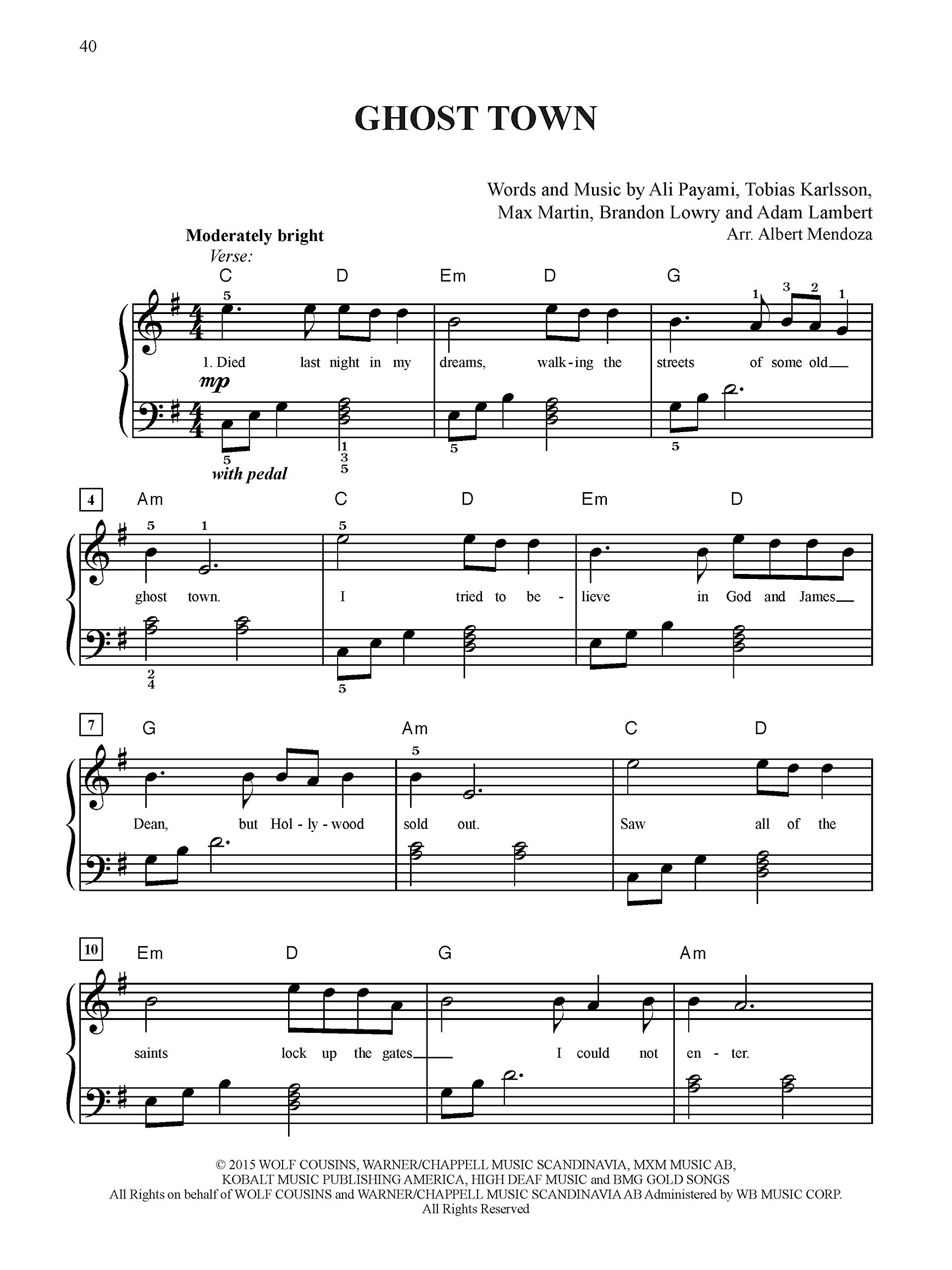 Greatest Pop & Movie Hits 2016: Big Note Piano