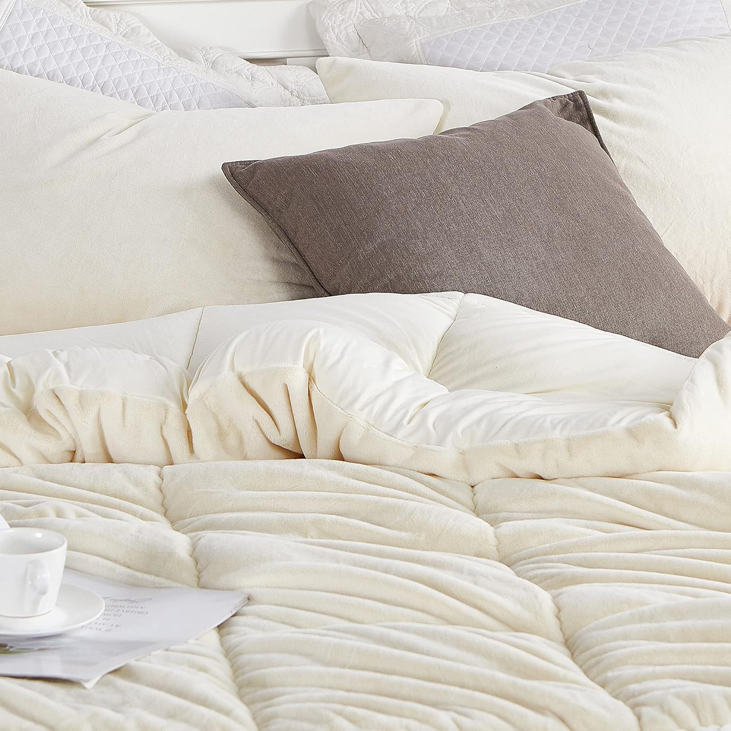 Byourbed Softy Smooth - Coma Inducer® Oversized Queen Comforter - Cannoli Cream