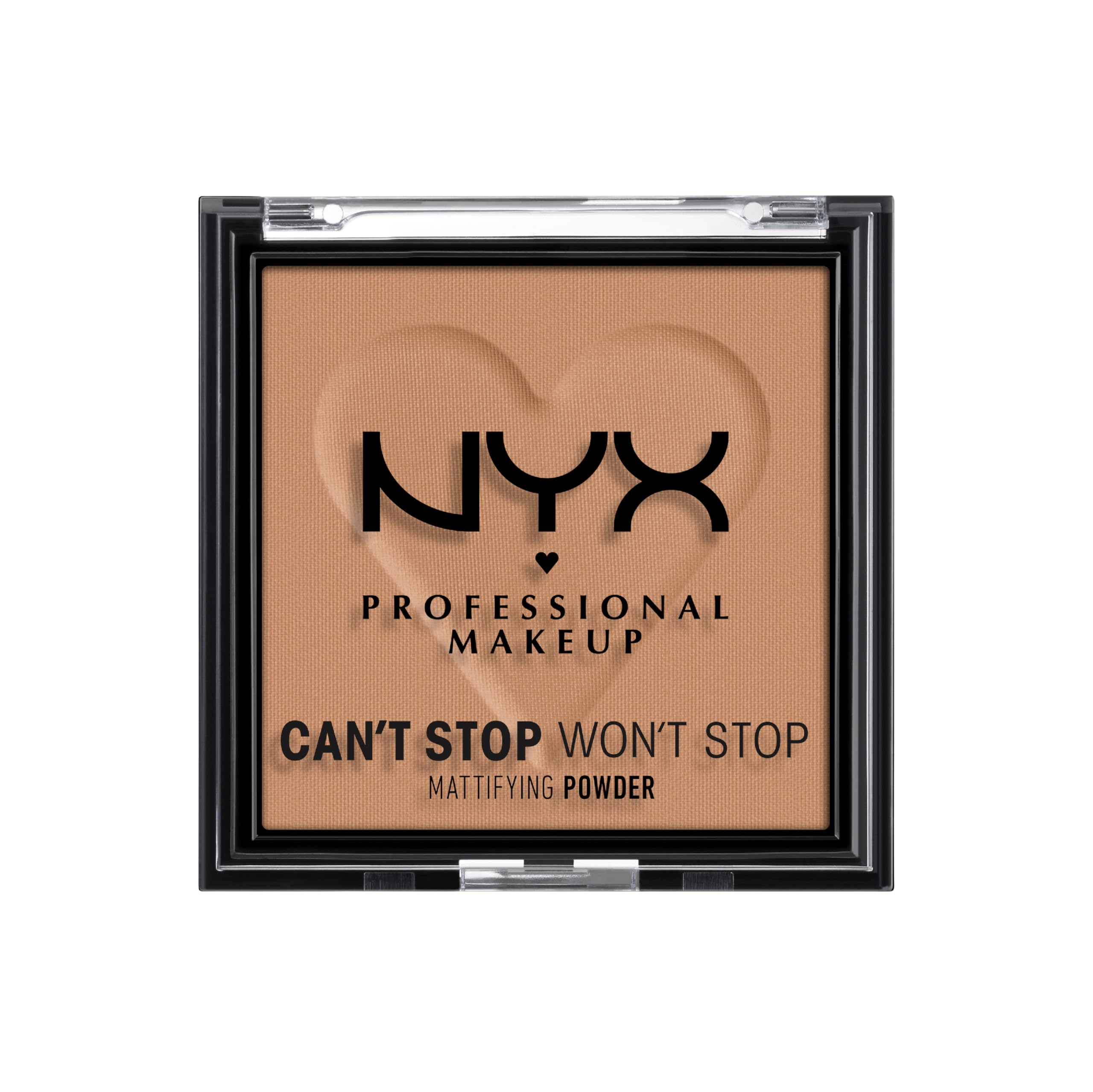 Can't Stop Won't Stop Mattifying Pressed Powder - Caramel