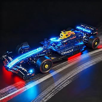 Decorative Light Accessories for Lego 42206 Oracle Red Bull Racing RB20 F1 Car- Led Lighting Compatible with Lego Building Blocks Model - NOT Included The Model
