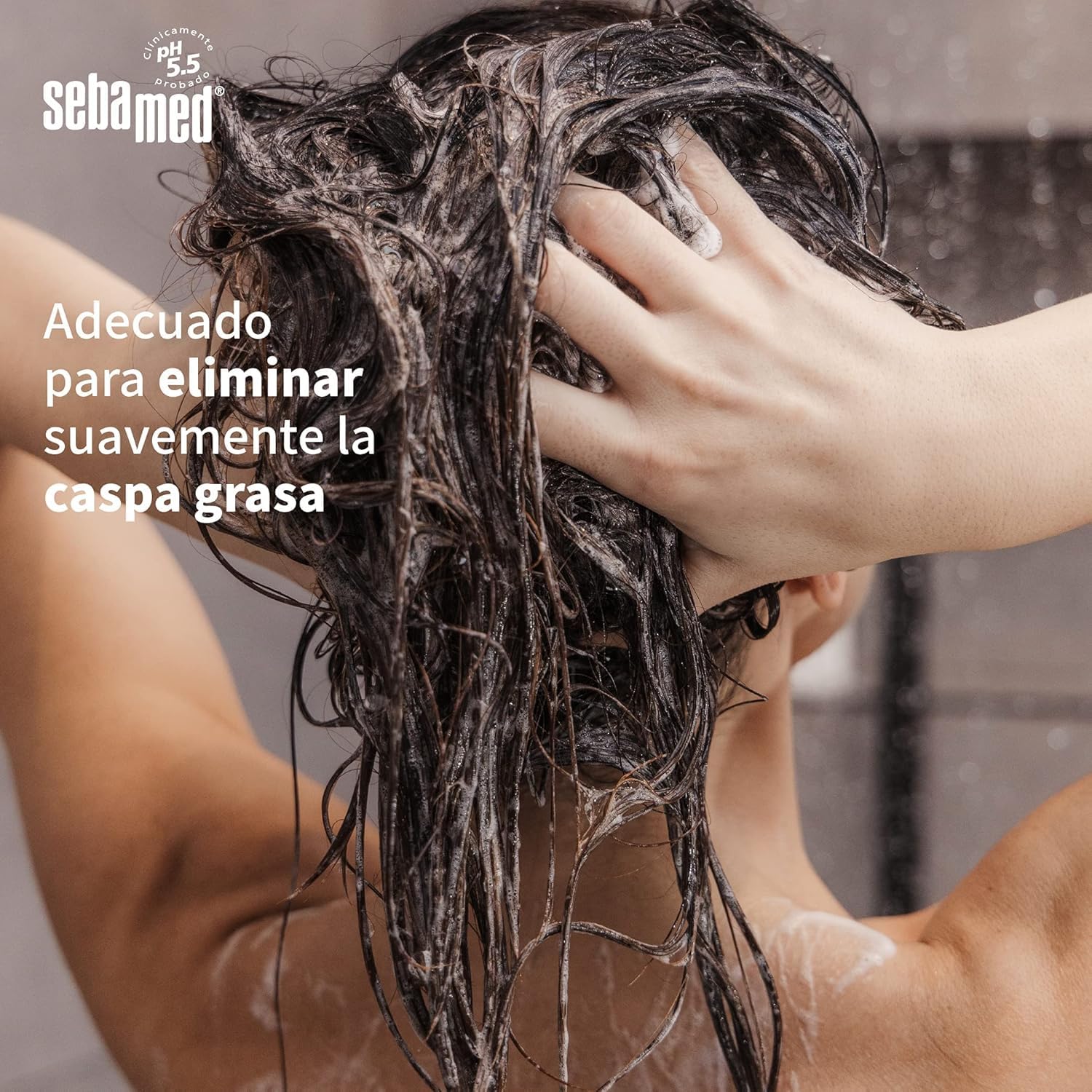 Sebamed Champú Anticaspa, Elimina la Caspa Grasa, Fórmula Extra Suave que Reduce el Picor e Irritación
