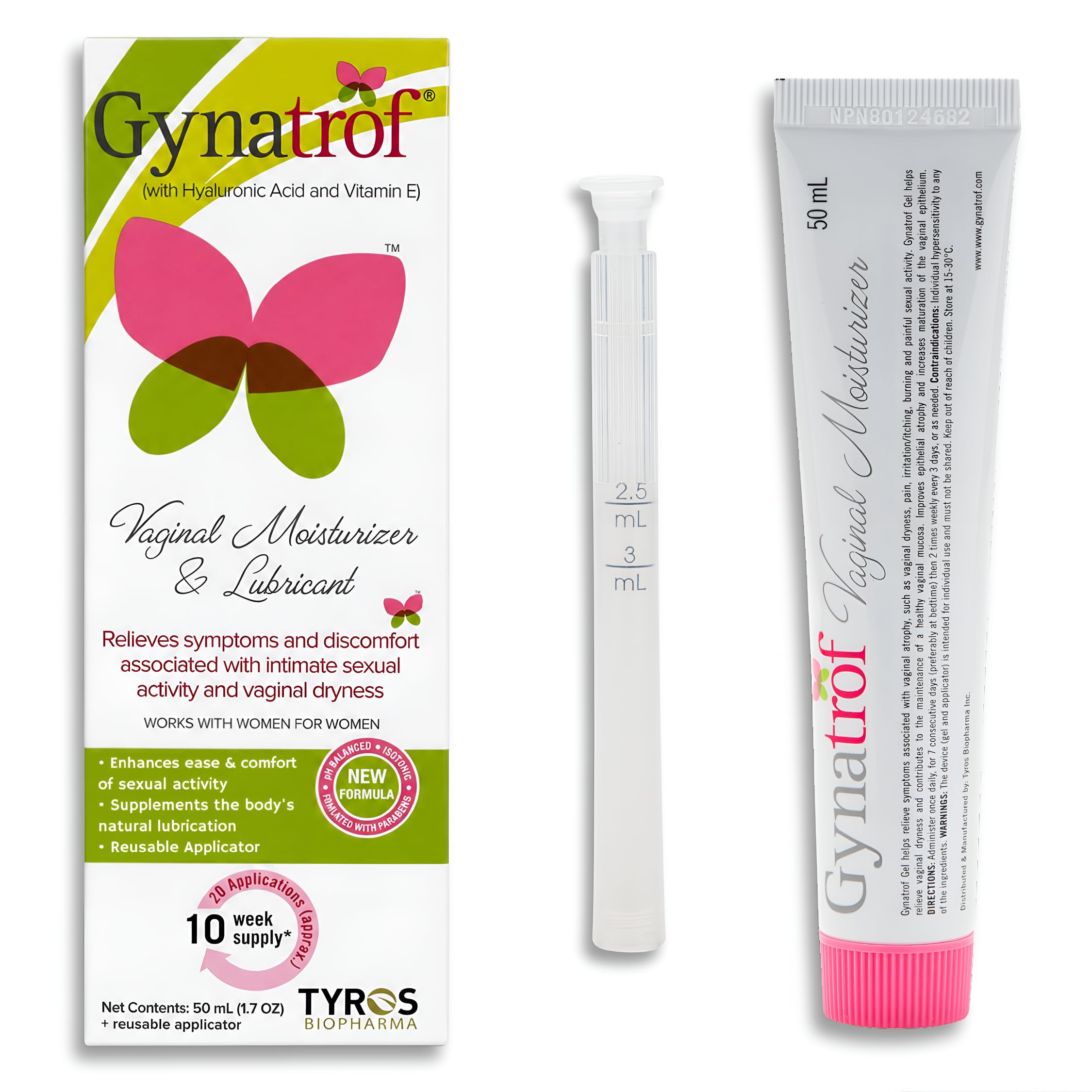 Gynatrof Vaginal Moisturizer for Dryness Hormone-Free HA & Vit E product thumbnail 3