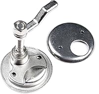 Vista 2 de Thorn Pestillo de leva de barco de acero inoxidable Marine Hatch Pull con placa trasera