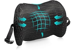 Ergonomic Mesh Lumbar Support Pillow for Superior Back Pain Relief