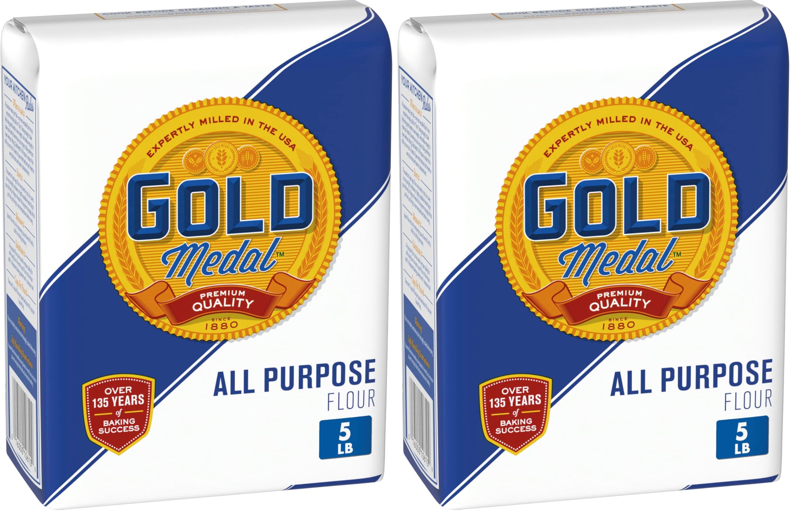 Gold Medal All Purpose Flour, 5 lb (Pack of 2)