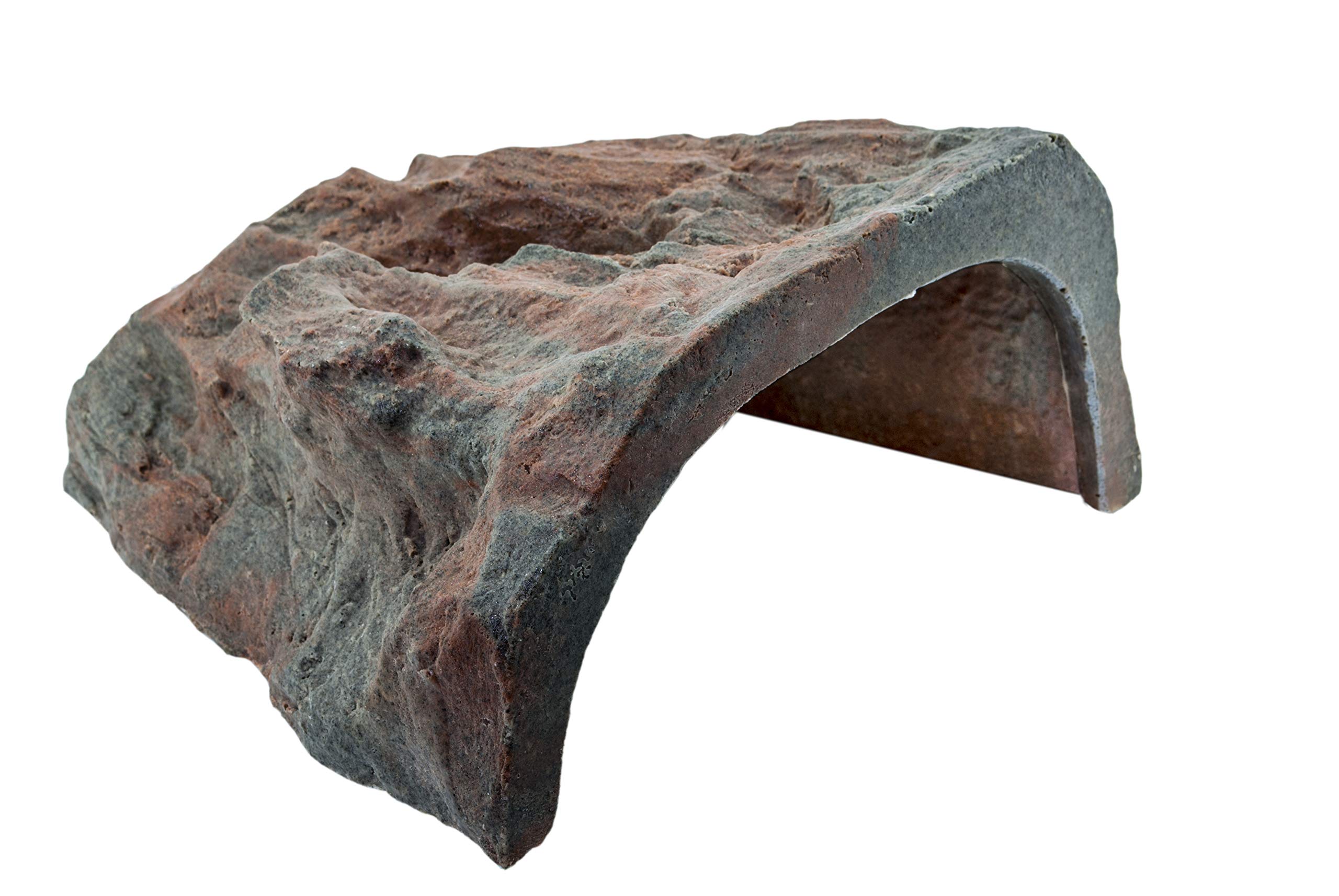 Dragon Box in Steinoptik Höhle für Reptilien (26x16x30cm, Lava)