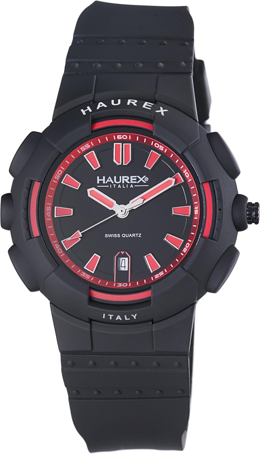 Haurex Italy Men ‘s 2p504urn Tremorブラックプラスチックケースゴムストラップ日付腕時計 Amazonで販売中 Haurex Italy Men ‘s 2p504urn Tremorブラックプラスチックケースゴムストラップ日付腕時計 Amazonで販売中