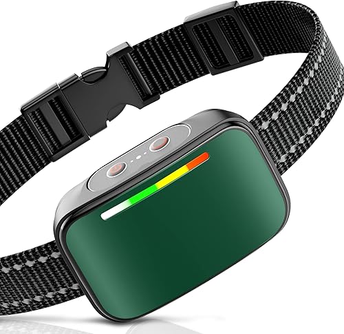 Collar antiladridos para perros grandes, medianos y pequeños, collar de entrenamiento antiladridos con vibración de pitido, dispositivos de control