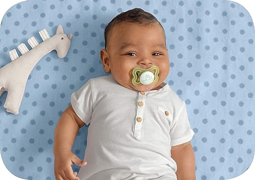 Miniatura 10 de MAM Paquete variado de chupetes para bebé, incluye 3 tipos de chupetes, la forma del pezón ayuda a promover el desarrollo bucal saludable, 0-6