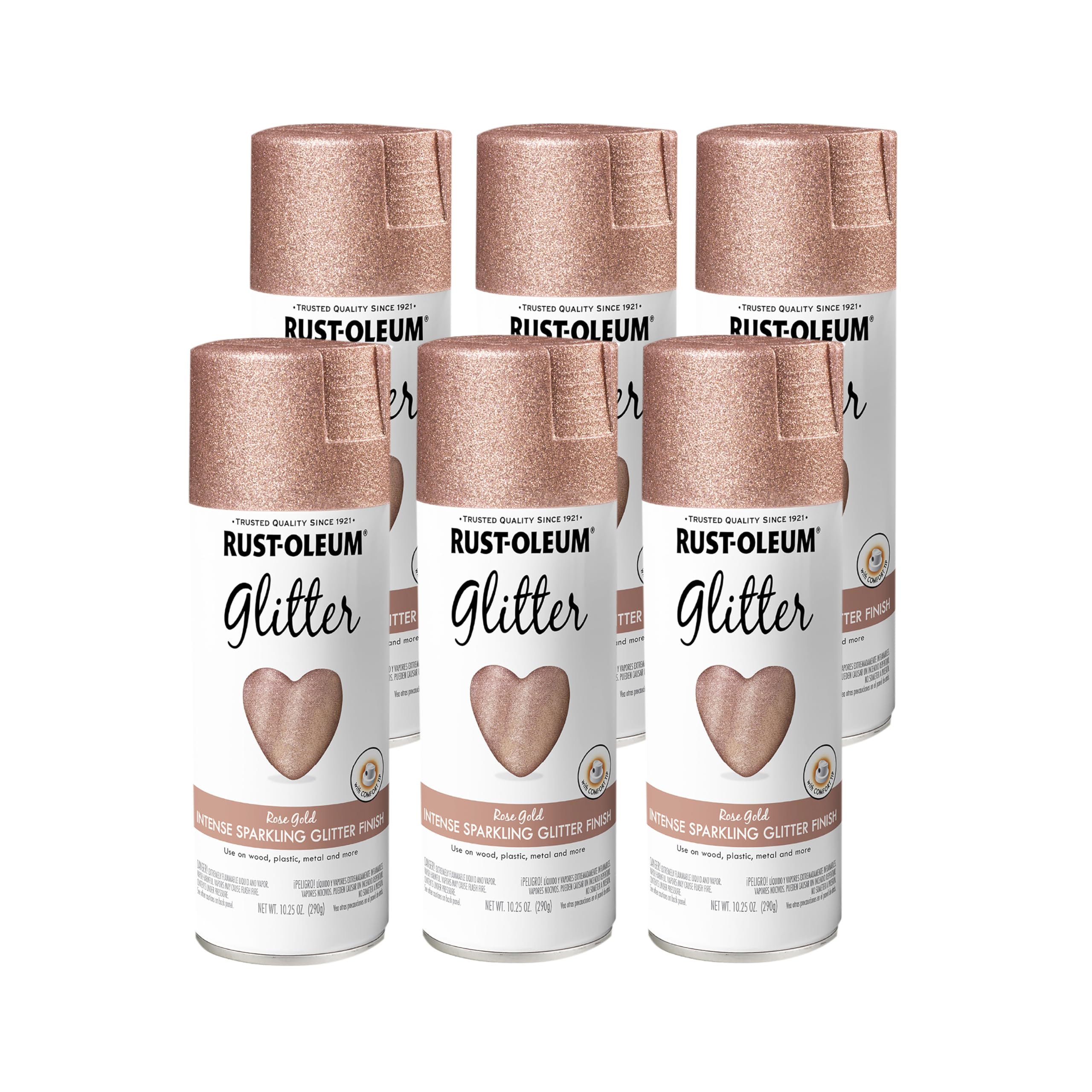 Rust-Oleum Glitter Rose Gold Spray Paint