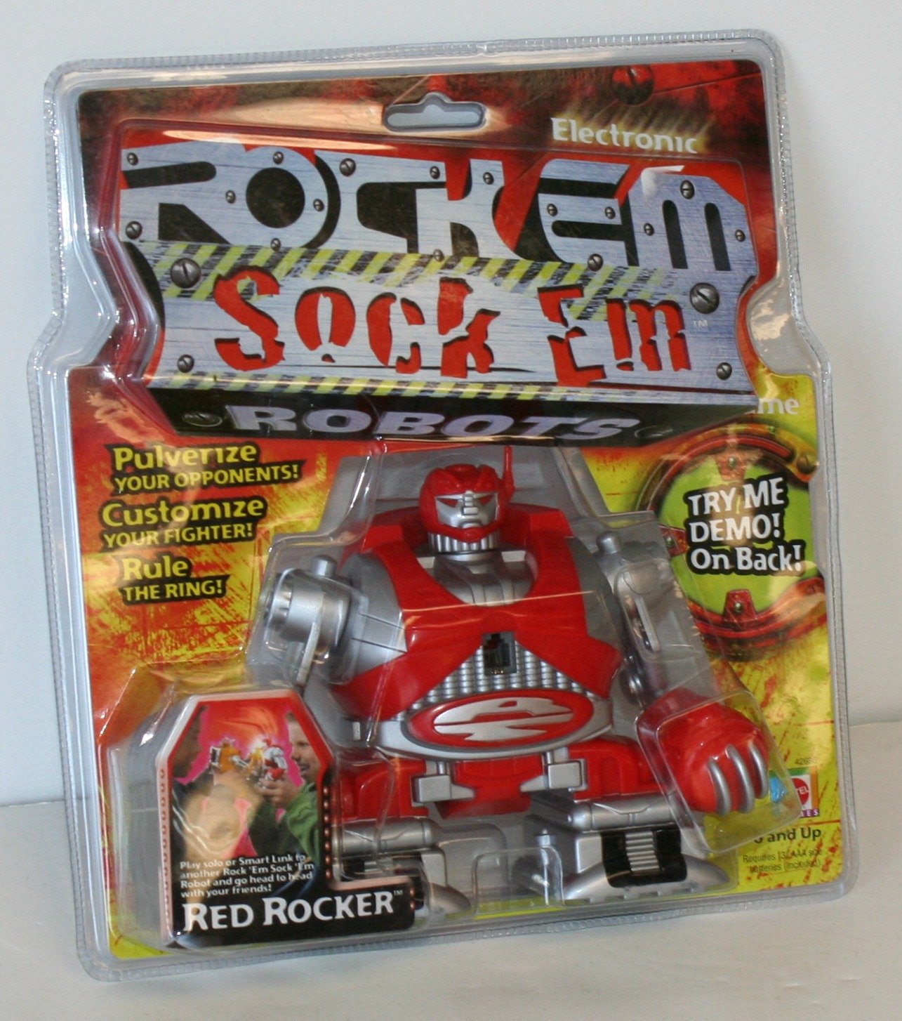 健康+医学 Rock &#39;em Sock &#39;em Robots Game Mattel Games Rock Em Sock Em Robots Classic Fighting Game