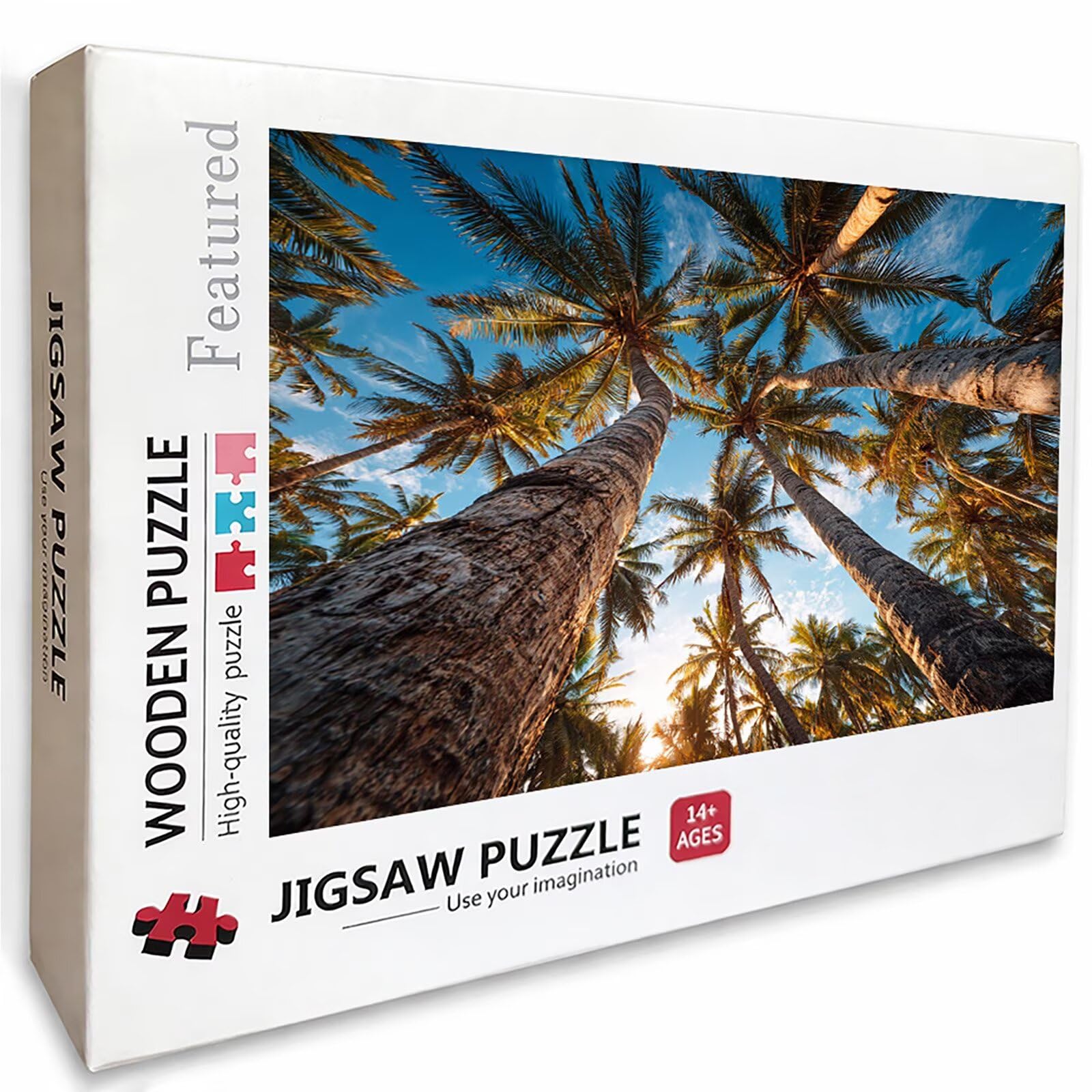 Puzzle Arte con Scatola Albero, Cielo Puzzle Legno 3000 Pezzi Adulti 122x81cm, DIY Classici Gioco, Attività di Intrattenimento ad Alta Difficoltà, Jigsaw Per Tutta La Famiglia, Regalo Donna, 3-9118