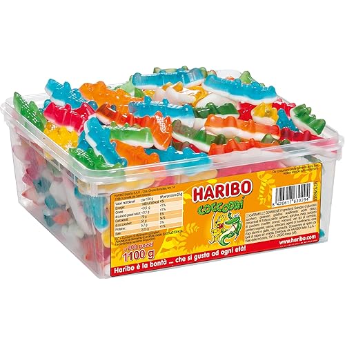 Immagine del prodotto Haribo Coccodri, Caramelle Gommose, Gusto Frutta, Ideali Per Feste E Dolci Momenti Di Relax - Circa 200 Pezzi (1100gr)