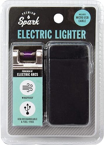 Encendedor eléctrico, encendedor de arco de plasma USB recargable para velas, parrilla, hoguera, estufa, cigarrillos, etc.